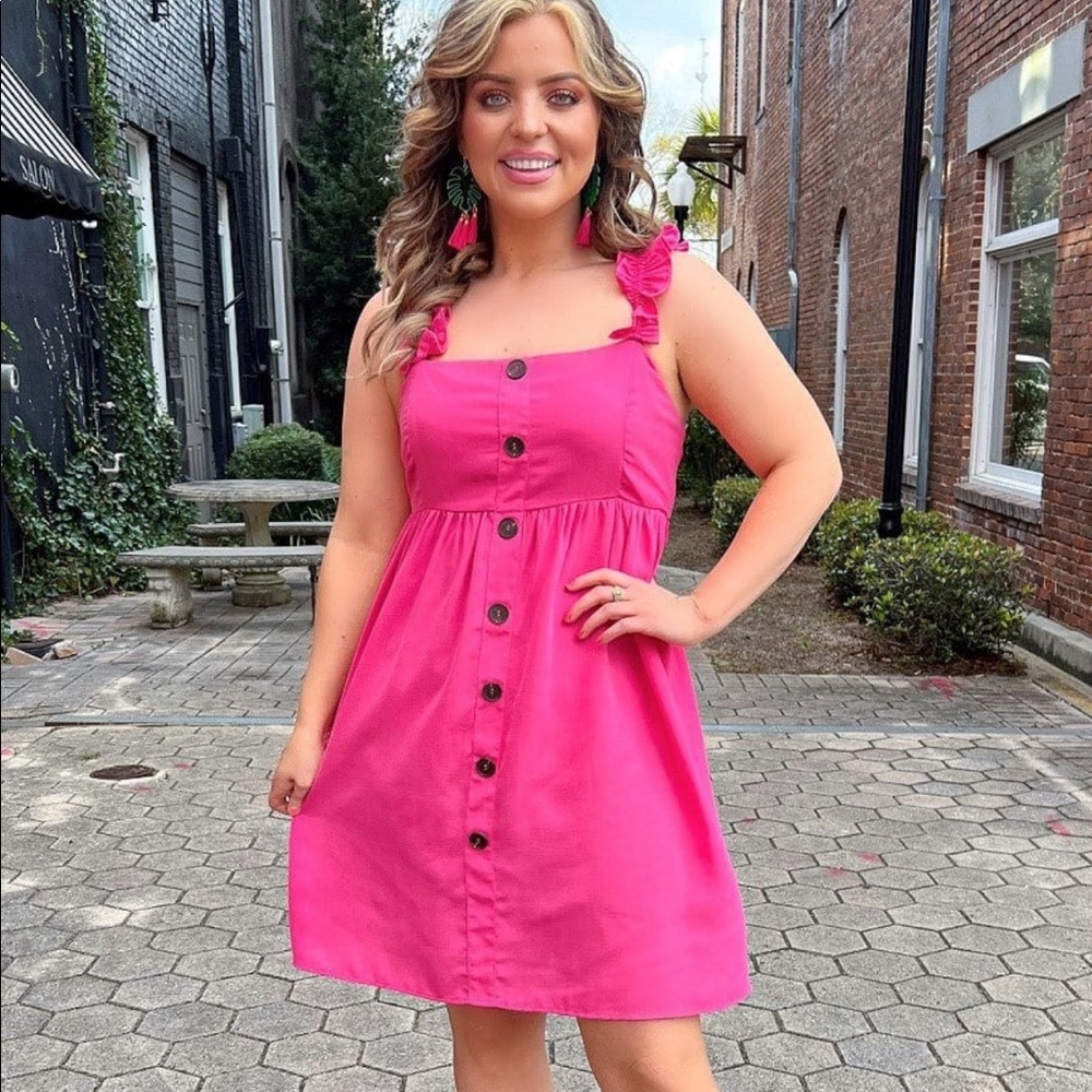 Summer Fuchsia Dress - Perfectly Priscilla